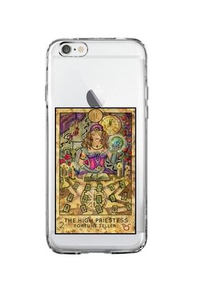 Iphone 6 / 6s Uyumlu The High Priestess Desenli Premium Şeffaf Silikon Kılıf ewfrtt54reg