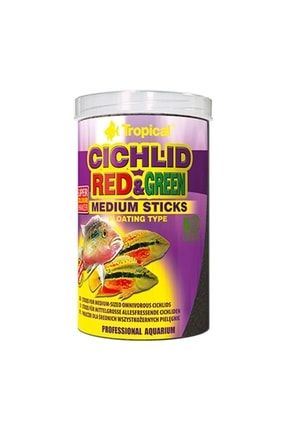 Cichlid Red&green Medium Sticks 50gr. Balık Yemi (AÇIK) 100-028-02