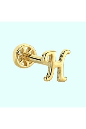Altın Piercing -h- Harf 14 Ayar Tragus T10931