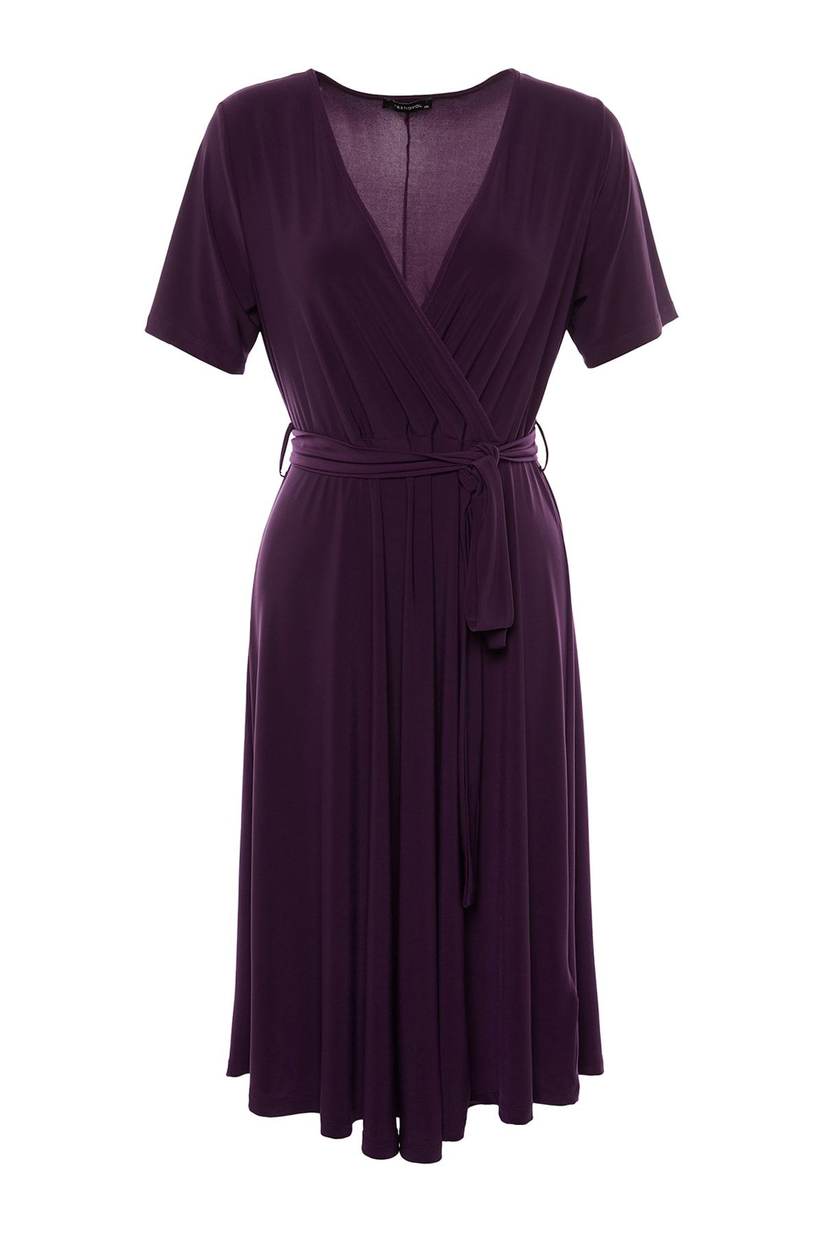 Deep purple on sale plus size dress