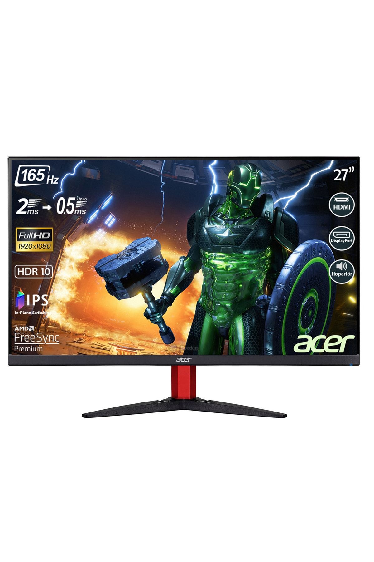 Acer Nitro KG272S Écran PC Gaming 27 Full HD IPS 144 Hz (165 Hz