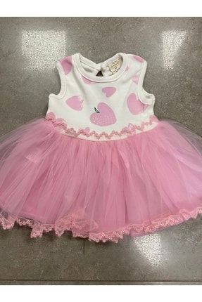 Kız Bebek Pembe Tütülü Elbise GLBYMRV06