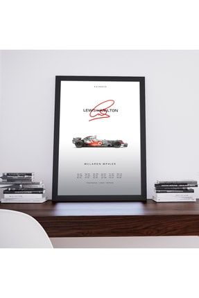 Lewis Hamilton, Mclaren, Formula 1 Poster Tablo LEWMCL