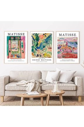 Henri Matisse Poster Seti | 3'lü Poster Set MTS-12