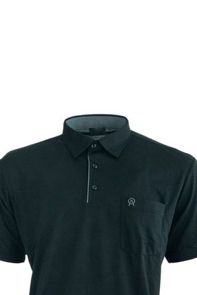 Erkek Siyah T-shirt Cepli Kısa Kollu Rahat Kesim Premium Pamuklu Kumaş OPPM2021ETRFOZBR10