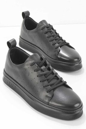 Siyah Leather Erkek Sneaker E01811338103