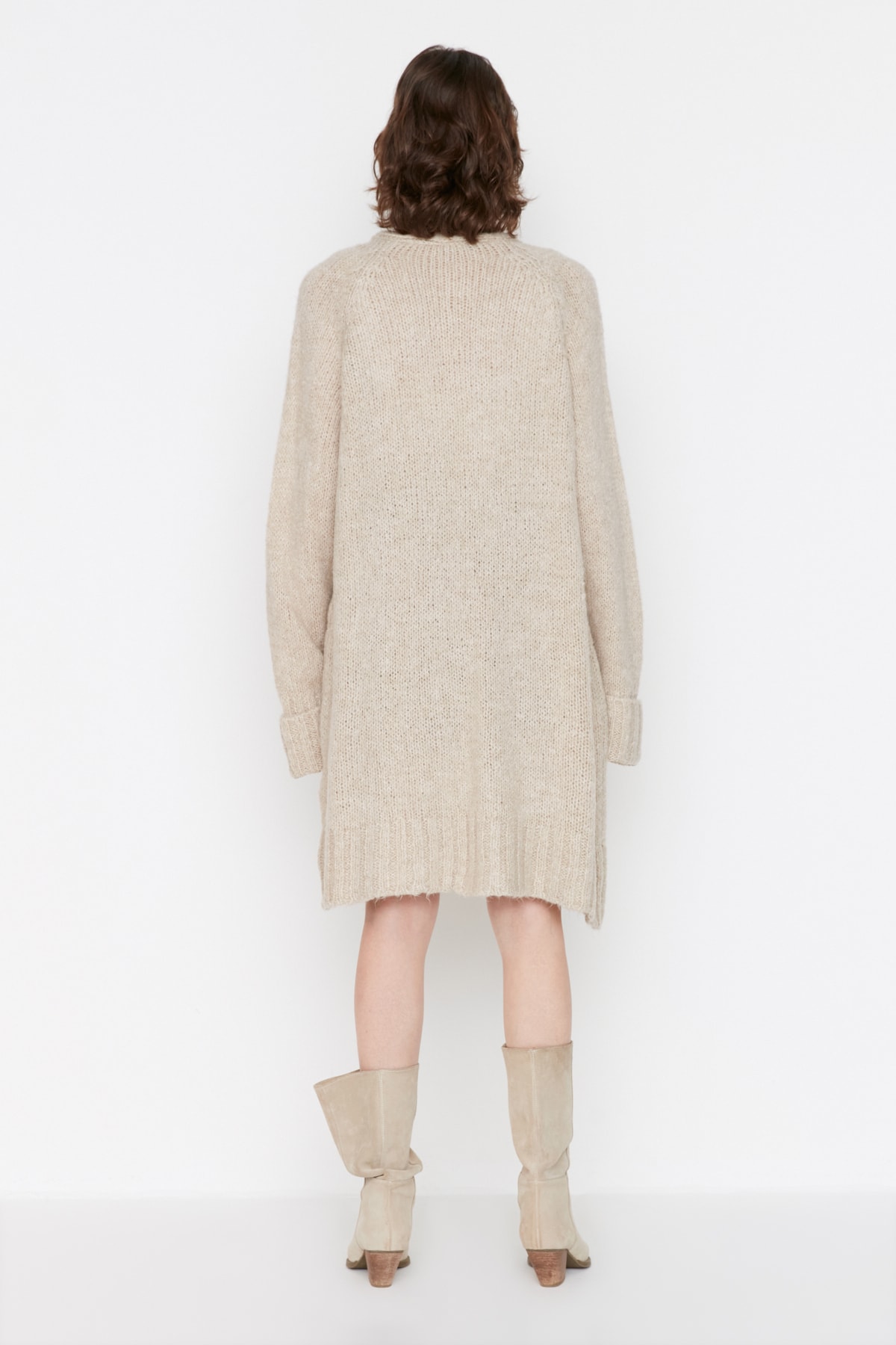 Trendyolmilla  Taş Geniş Kalıp Yumuşak Dokulu Triko Hırka TWOAW21HI0555 - Görsel 5