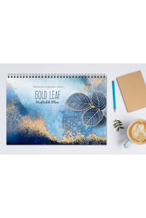 A4 Haftalık Planlayıcı Gold Leaf A4015
