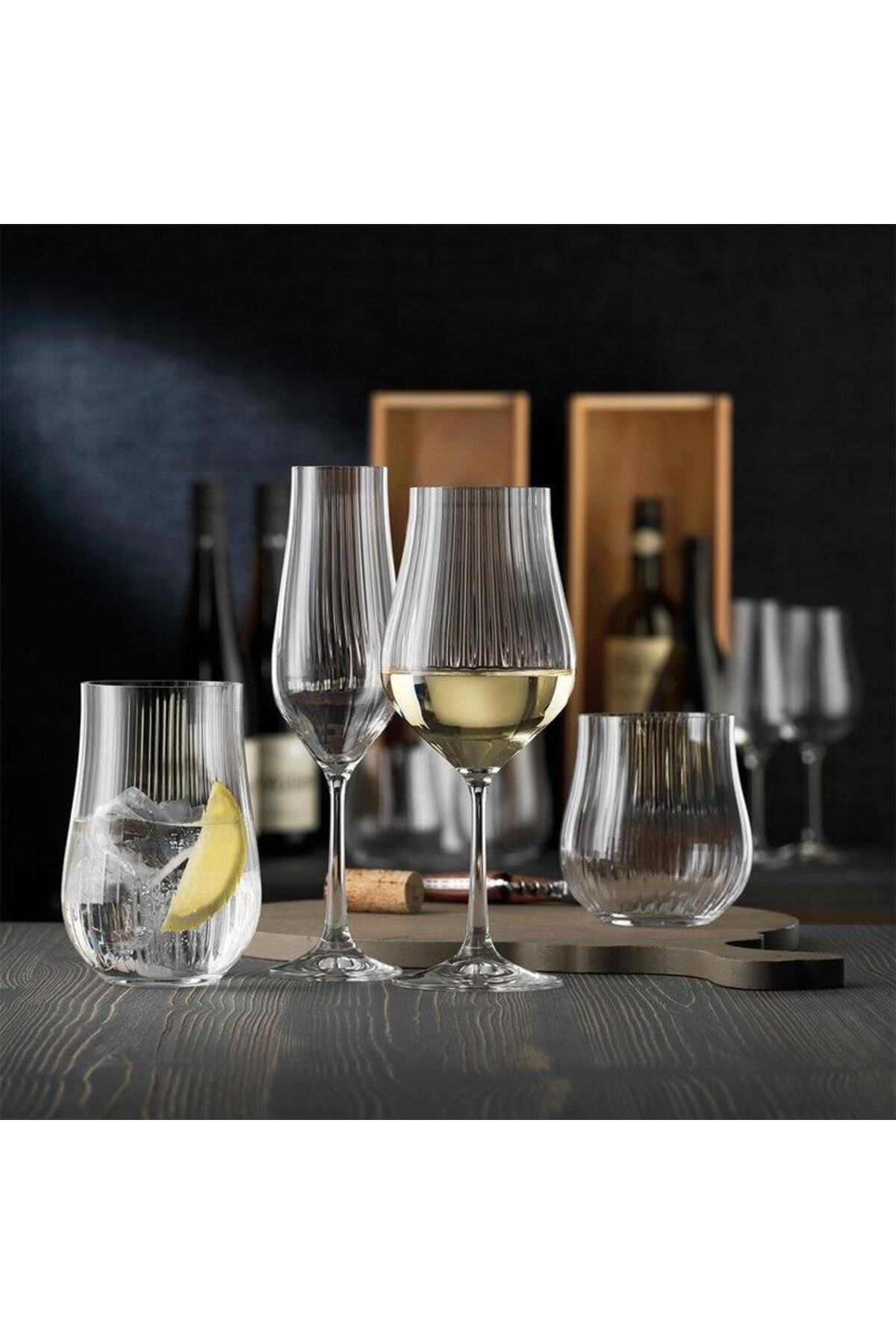 BOHEMİA CRYSTALITE-Bohemia Crystal Tulipa Jumbo Optical 6-Piece Glass Set 450 Ml 3