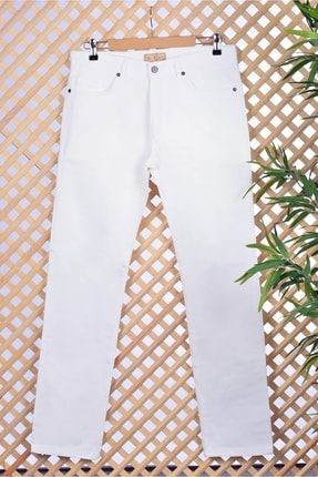 Slim Fit Spor Pantolon Beyaz S001-PNS21008 009