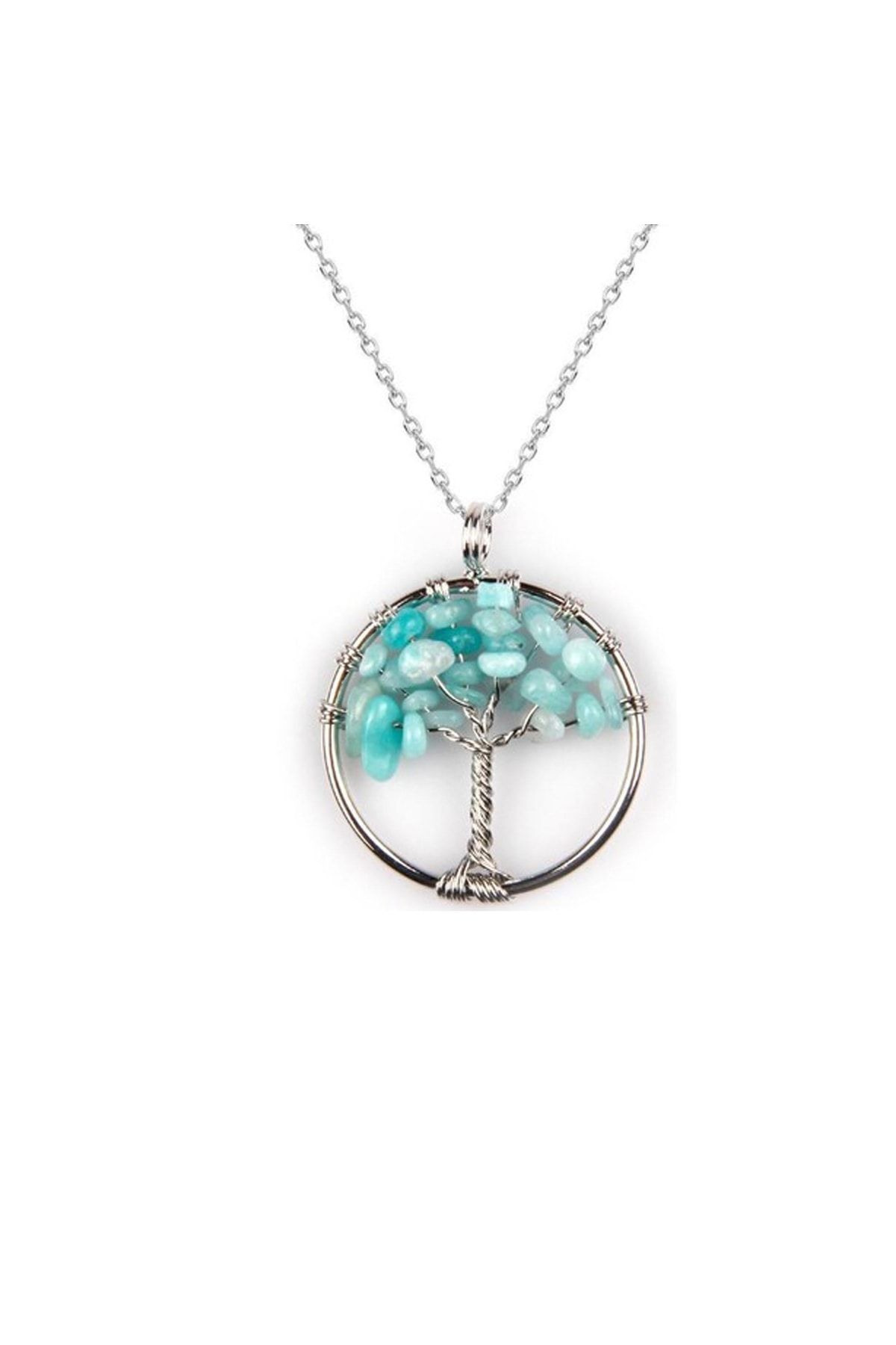 Tree of shop life stone necklace