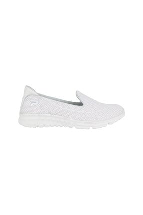 Beyaz - Liya Kadın File Desenli Günlük Spor Ayakkabı SYH0000000140