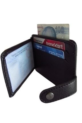 Ehliyet Kimlik Kredi Kartı Için Cüzdan Çıtçıtlı BRDV-Krt-2