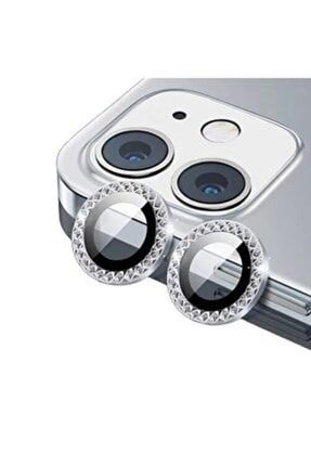 Iphone 11 Uyumlu Taşlı Kamera Lens Koruyucu SENLKK008