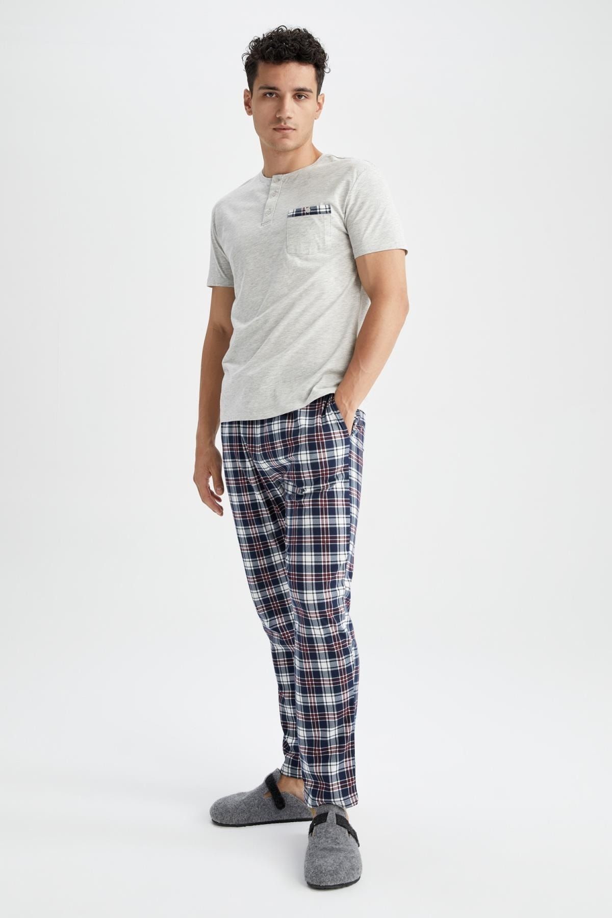 Regular Fit Bisiklet Yaka 2'li Takım