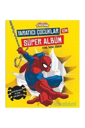 Spiderman Örümcekadam Yaratıcı Çocuklar Için Süper Albüm: Oyna, Yarat, Öğren! KIT00268