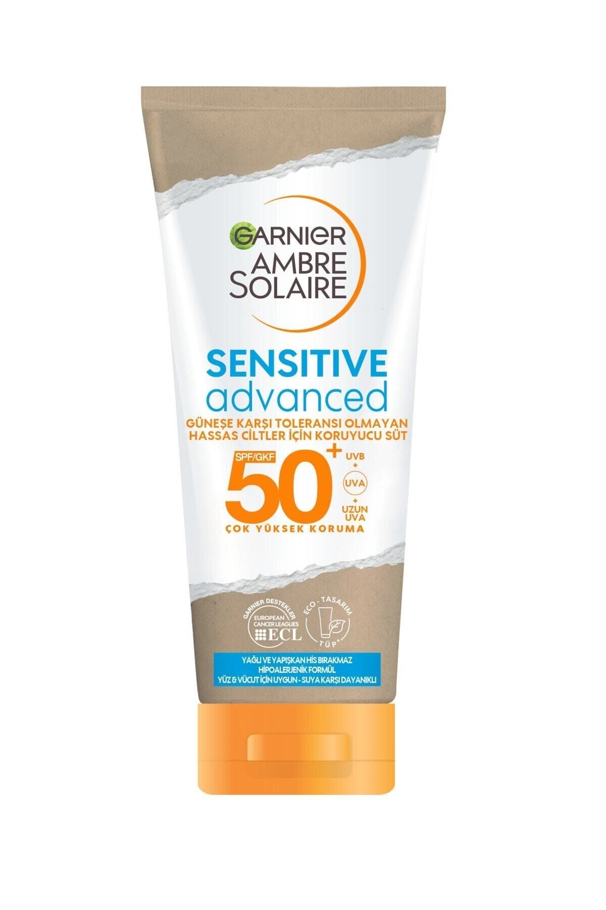 Garnier محافظت کننده آفتابی پوست حساس آمبره سولاریه مقاوم در برابر آب GKF50+ 200 میلی لیتر