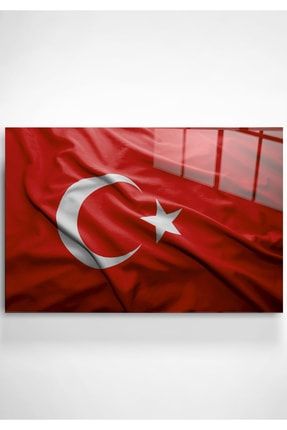 Türk Bayrağı Cam Tablo YDG01010