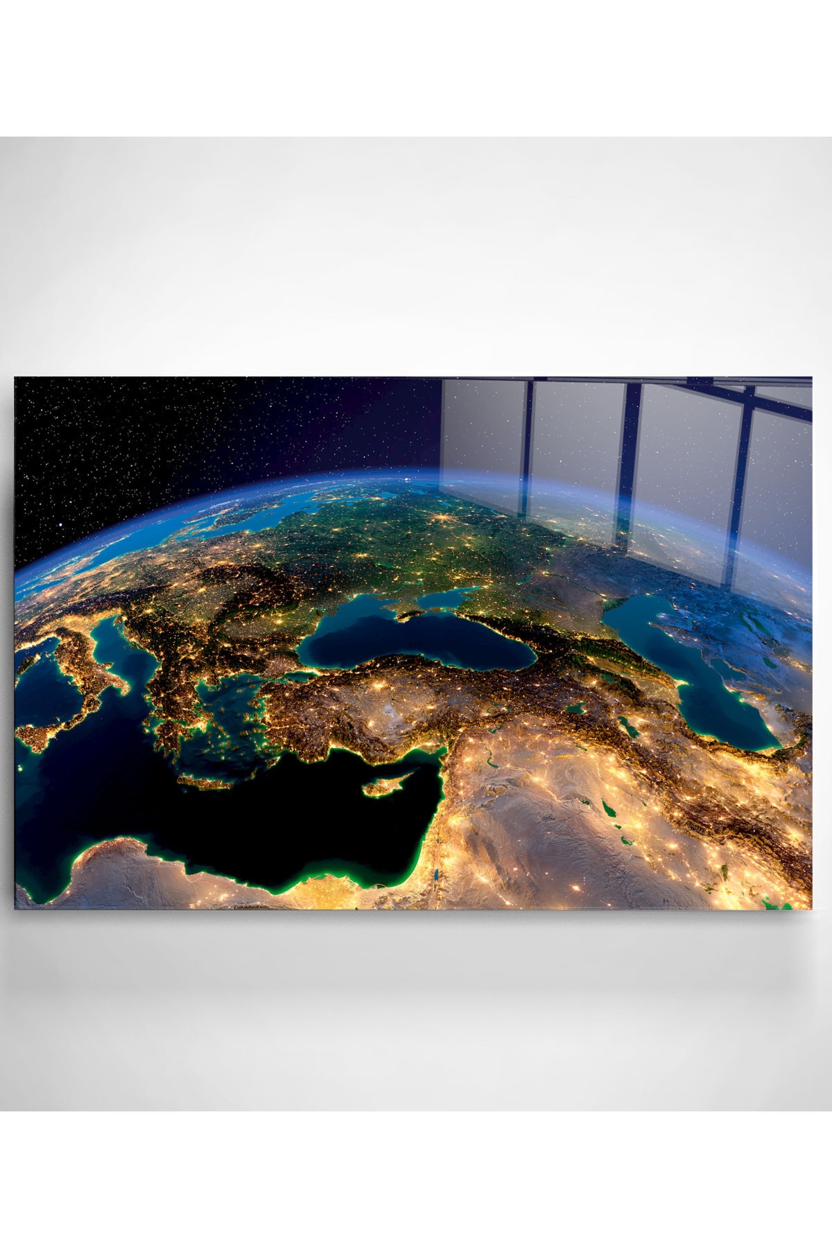 YANARDAĞ Yanardağ Cam Ürünleri Digi-glass Uzaydan Türkiye Cam Tablo