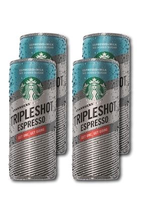 Tripleshot Espresso Şekersiz Sütlü Kahve Içecek 300ml X 4 Adet SBXTEN3004