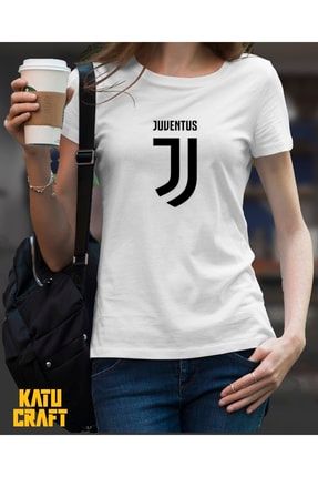 Juventus Baskılı Unisex Tişört Kadın HW0M020