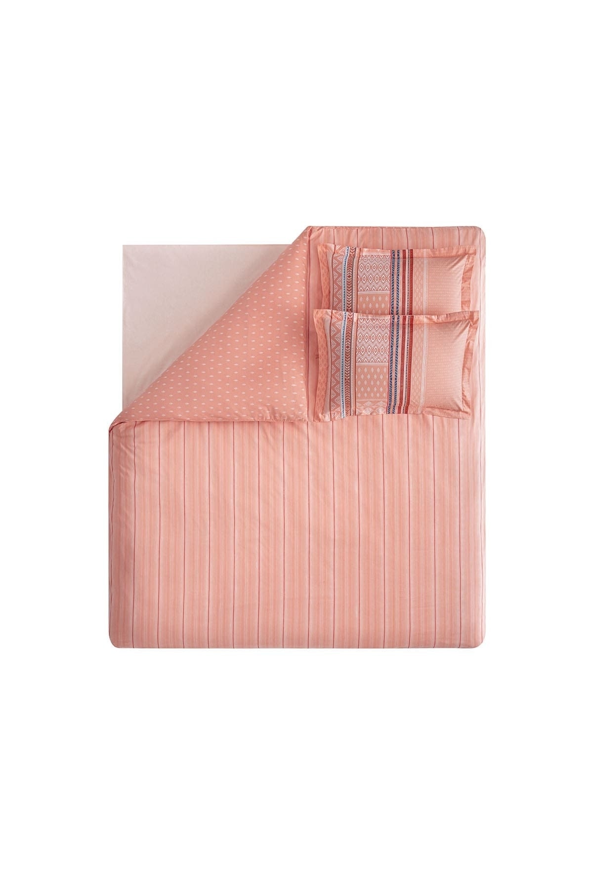 Yataş Pamena Ranforce Tek Kişilik Nevresim Takımı - Somon fotoğrafı 4 (önizleme)