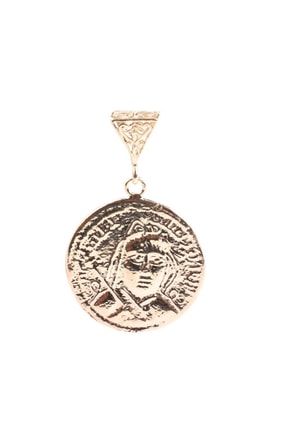 925 Ayar Gümüş İbranice Yazılı Madalyon Kolye Ucu WGKU152