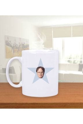 Dwight Star Mug - The Office Beyaz Kupa Bardak TD263181
