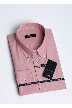 Erkek Gömlek Kolay Ütülenebilir Slim Fit Casual Giyim 22136 SLV-22136