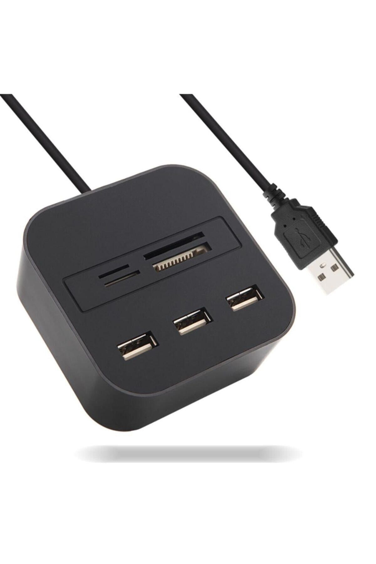 G-Case-3 Port 2.0 USB Multiplexer and Card Reader Concord C-847 1