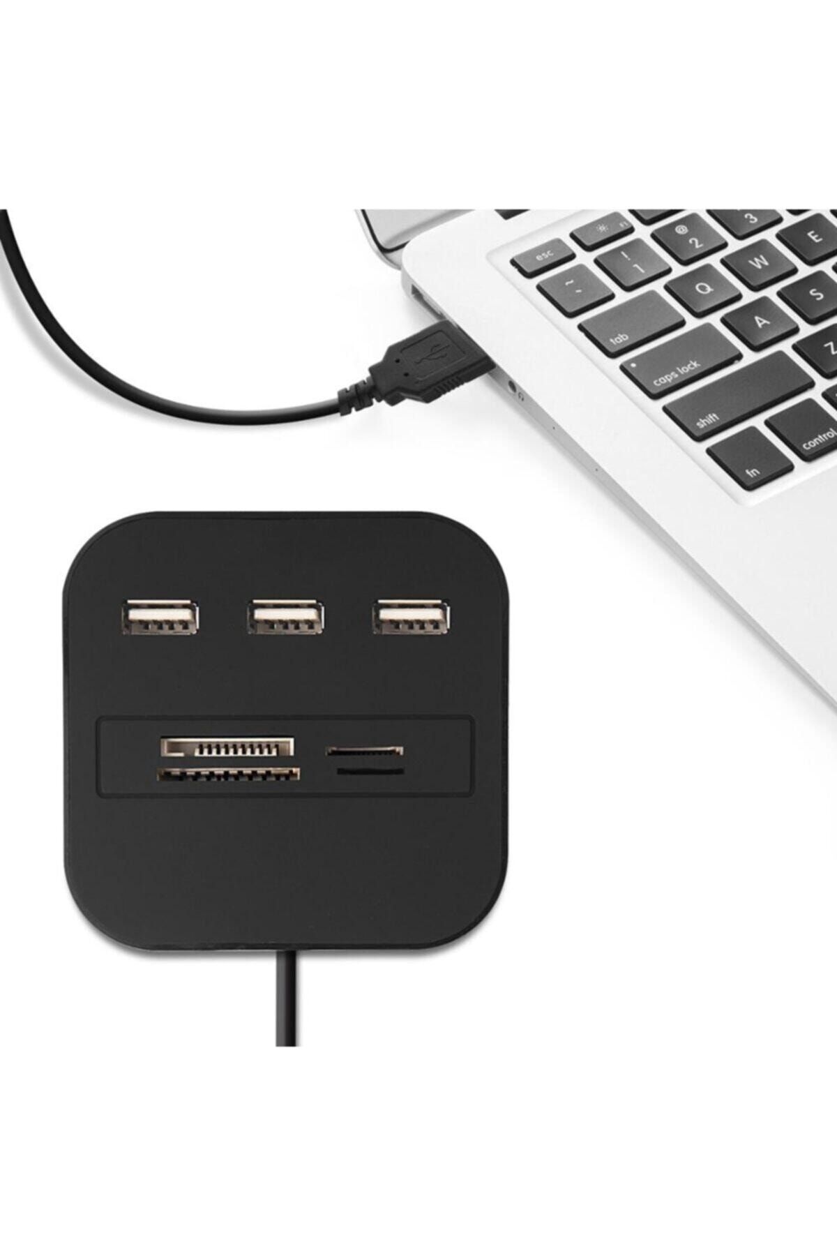 G-Case-3 Port 2.0 USB Multiplexer and Card Reader Concord C-847 4