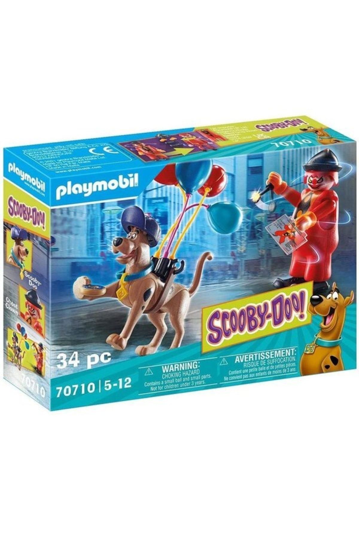 Playmobil Scooby-doo! Aventură Cu Clovnul Fantomă - One Size