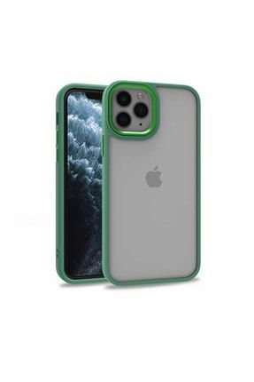 Iphone 11 Pro Max Uyumlu Renkli Flora Koruyucu Silikon Kılıf Yeşil NZH-KPK-KLF-FLORA-0003