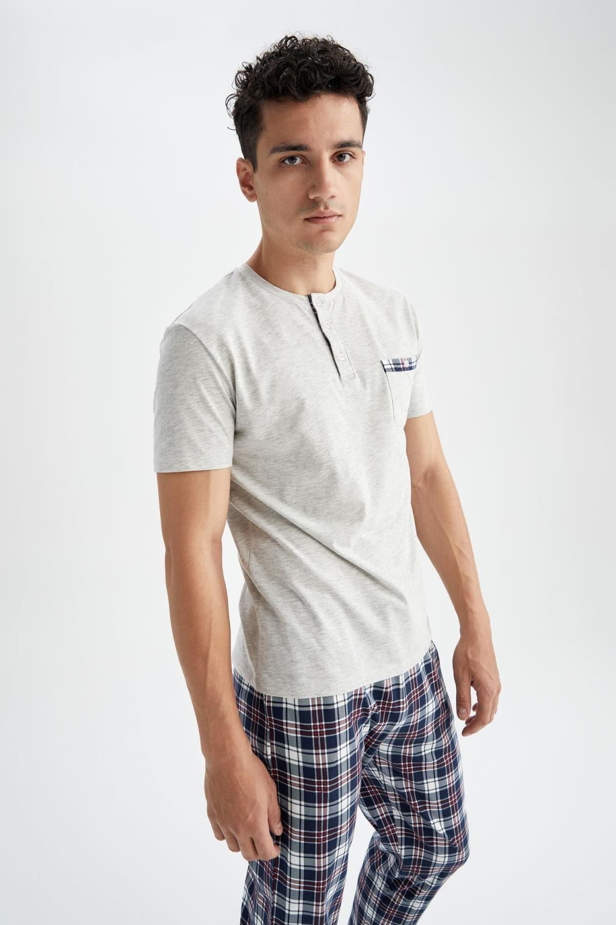 Regular Fit Bisiklet Yaka 2'li Takım