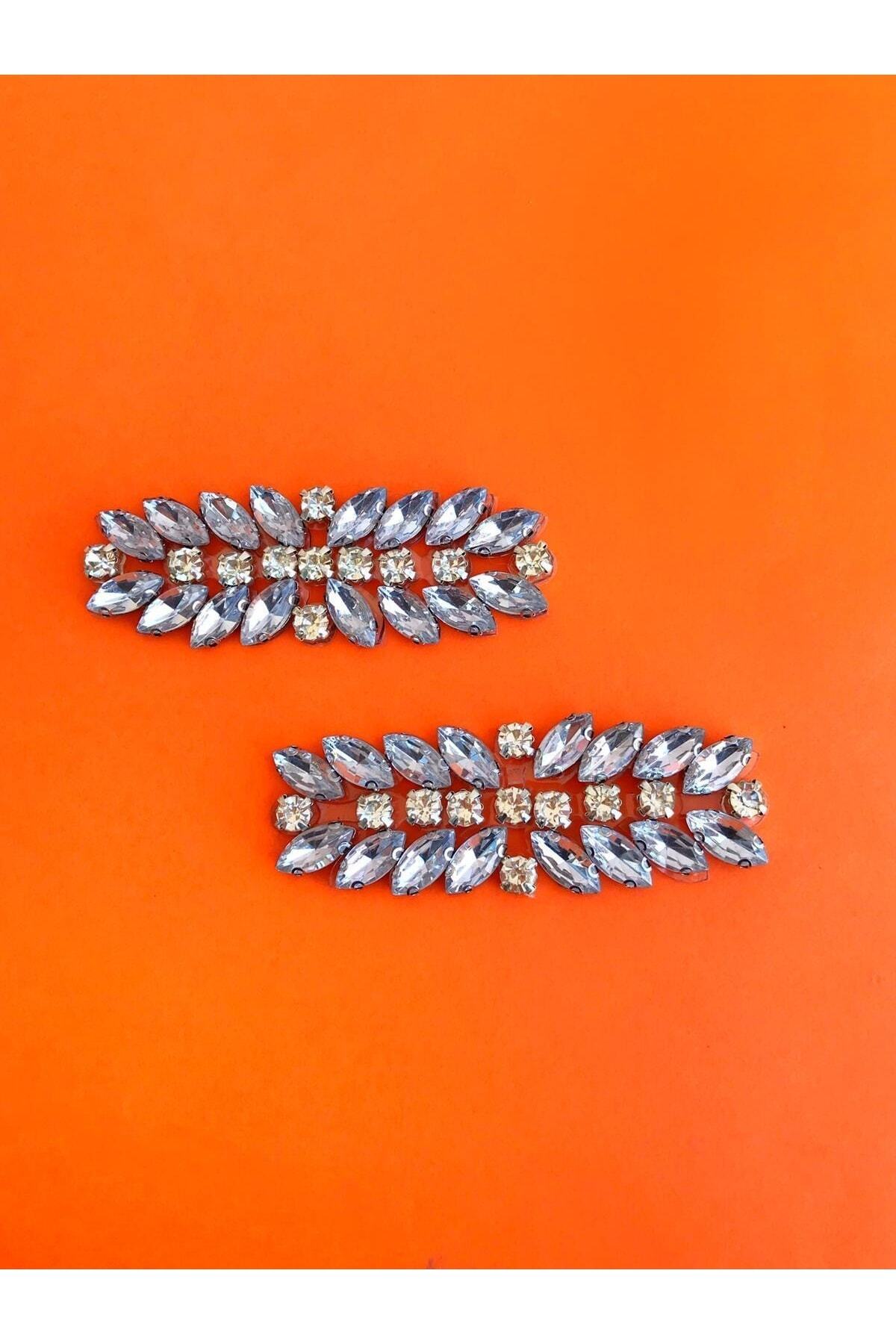 Surpie Shoes Kristal Taşlı Ayakkabı, Çanta Ve Kıyafet Aksesuarı( 2 Adet)