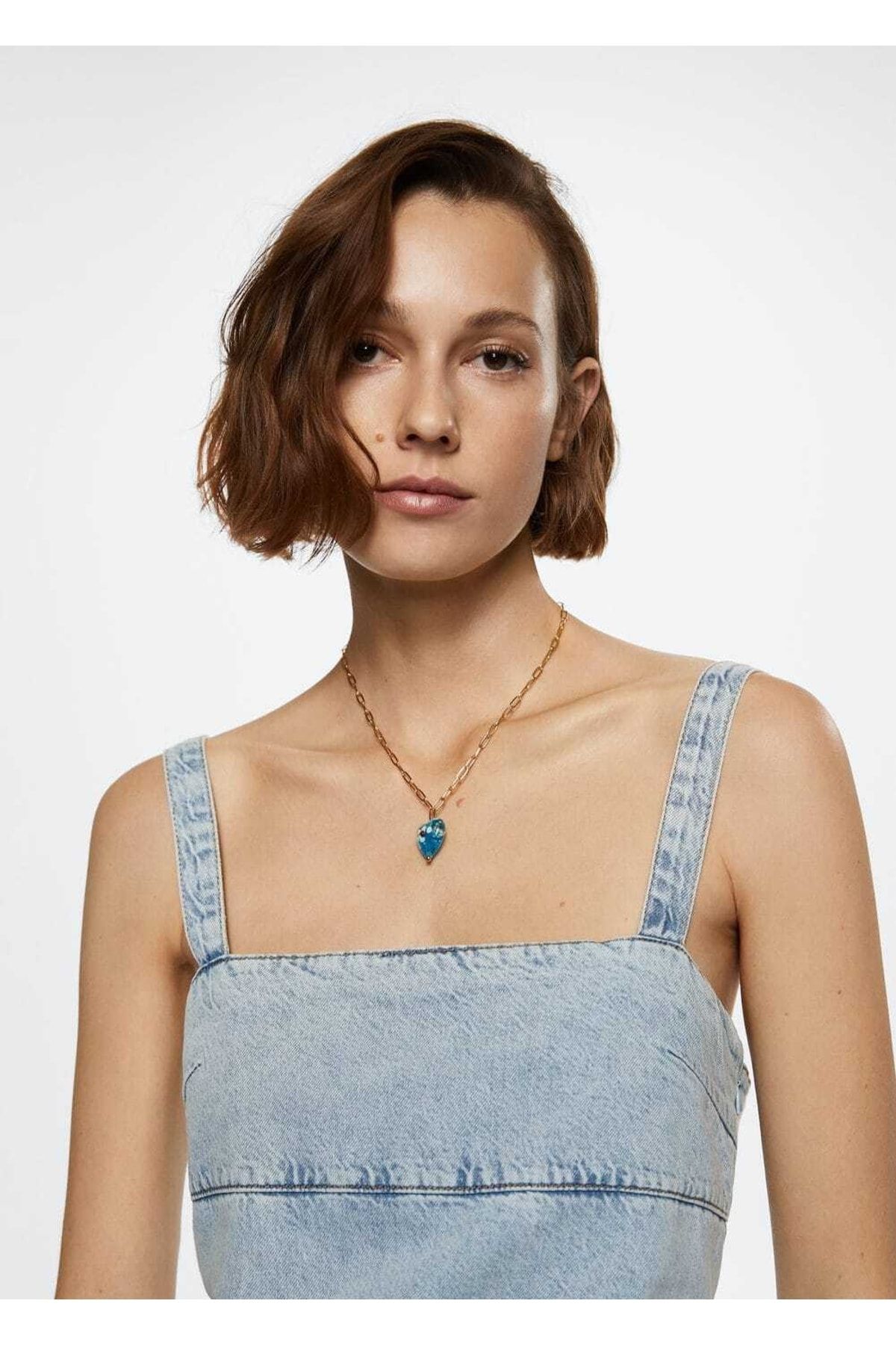 MANGO Woman-Lyocell-Jeanskleid 8