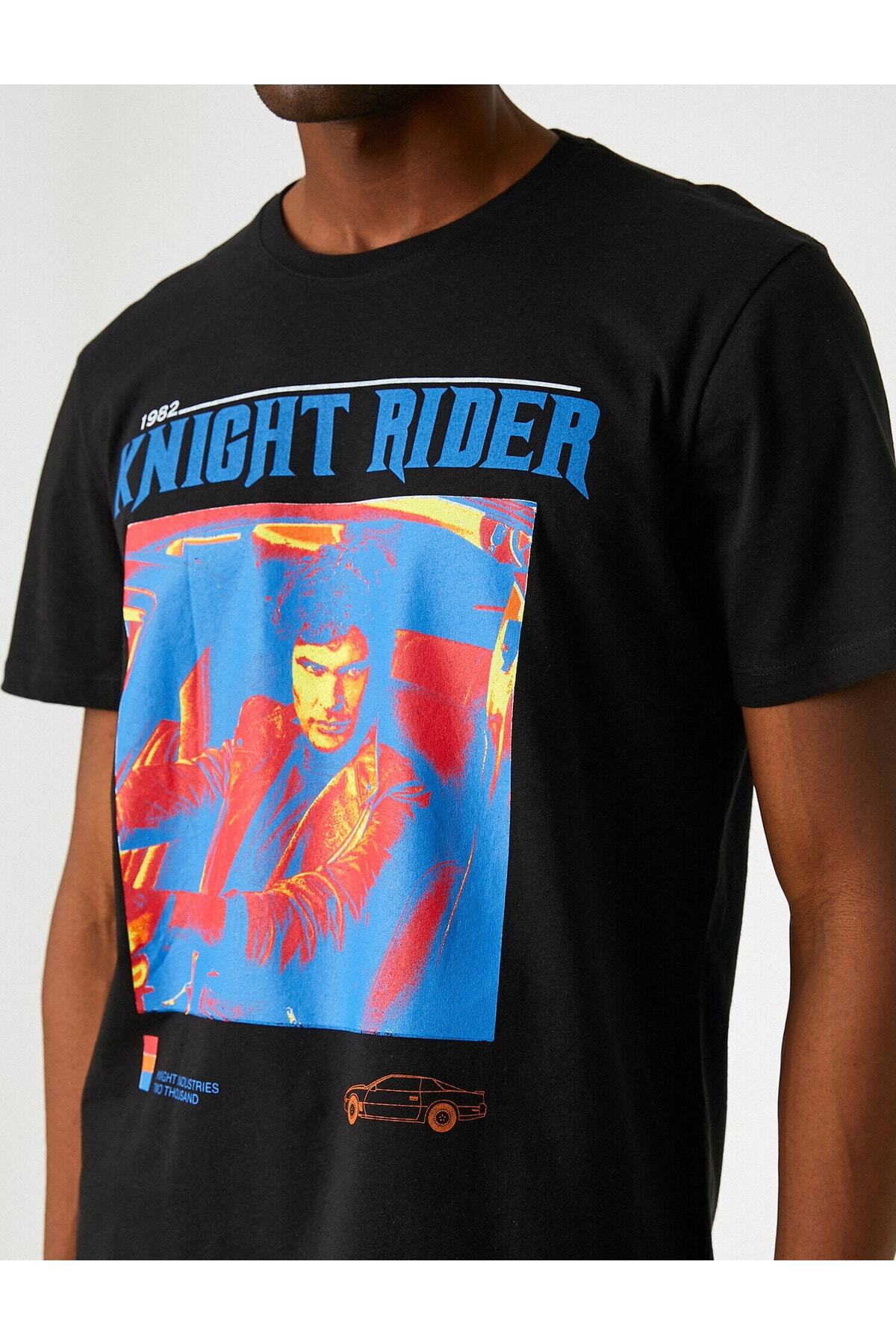 تیشرت مردانه مشکی کوتون | 2SAM11198HK اورجینال - تصویر 5