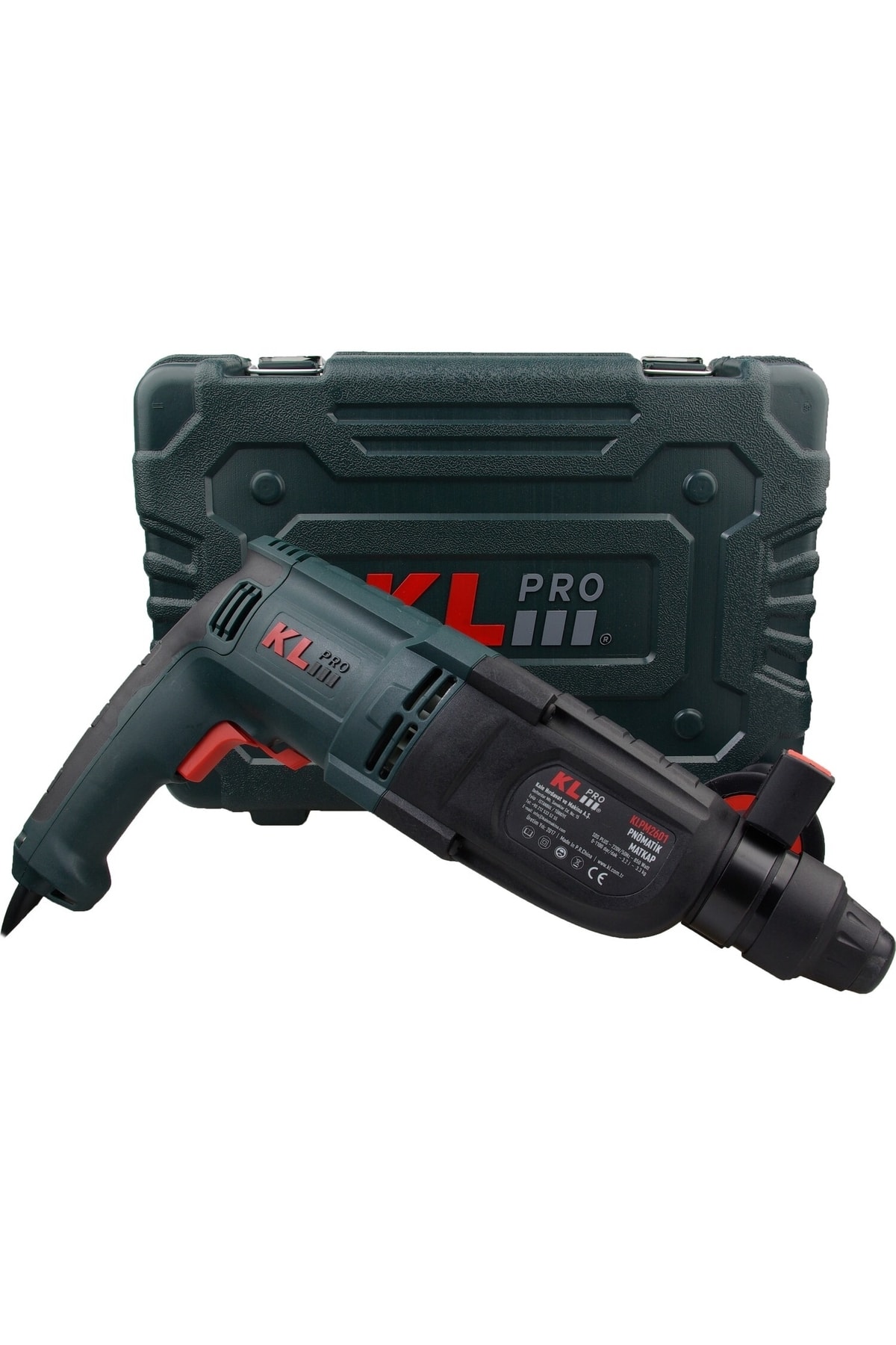 Marka Kl Klpm2601 Pnömatik Matkap 3.2 Joule 850 Watt 3.3 Kg 0-1100 Devir 0-4200 Darbe