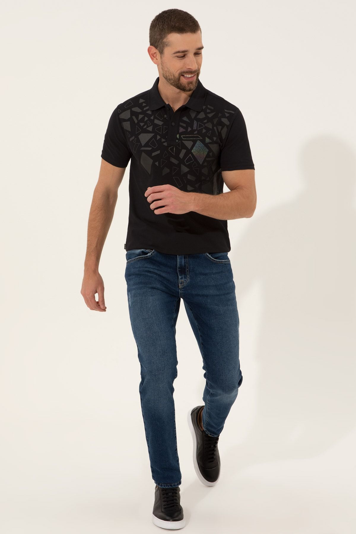 Pierre Cardin تی شرت مردانه مشکی G021SZ011.000.1422548