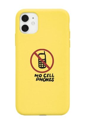 Iphone 11 Sarı Gilmore Girls No Cell Phones Tasarımlı Lansman Kılıf FCIP11-CELL
