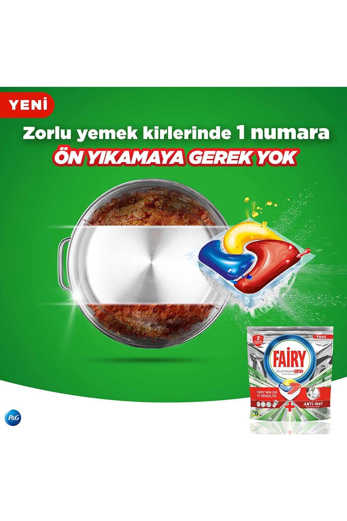 Fairy Platinum Plus 27 Yıkama Bulaşık Makinesi Deterjanı Tableti /Kapsülü ZO9288