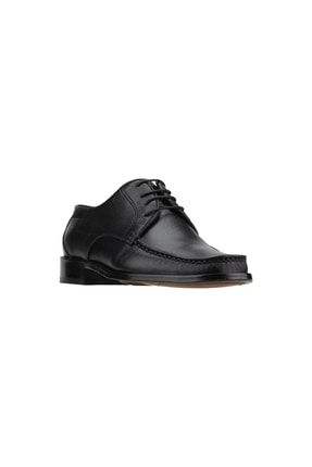 Siyah Iç Dış Hakiki Deri Kösele Taban Günlük Klasik Rok Erkek Ayakkabı - 032 032Siyah