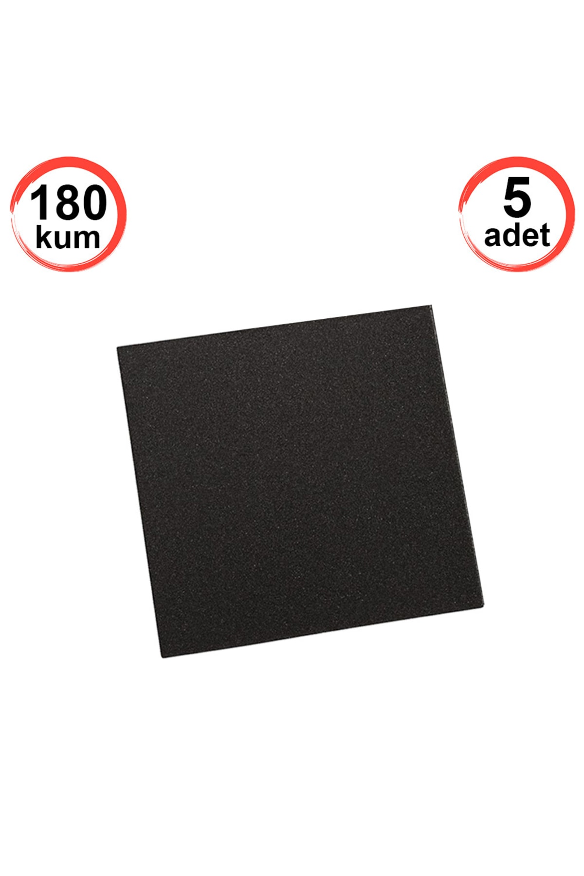 OKÇUKARDEŞLERYAPIMARKET Kağıt Zımpara Su Zımparası 23x28 cm 180 Kum 5 Adet