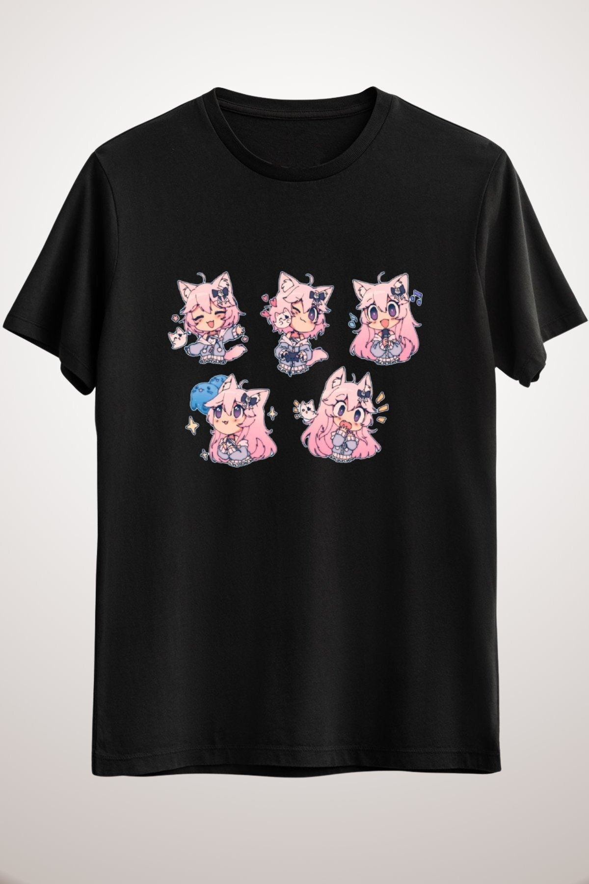 BlueNation-Unisex Black Nyatasha Nyanners Chibi 1