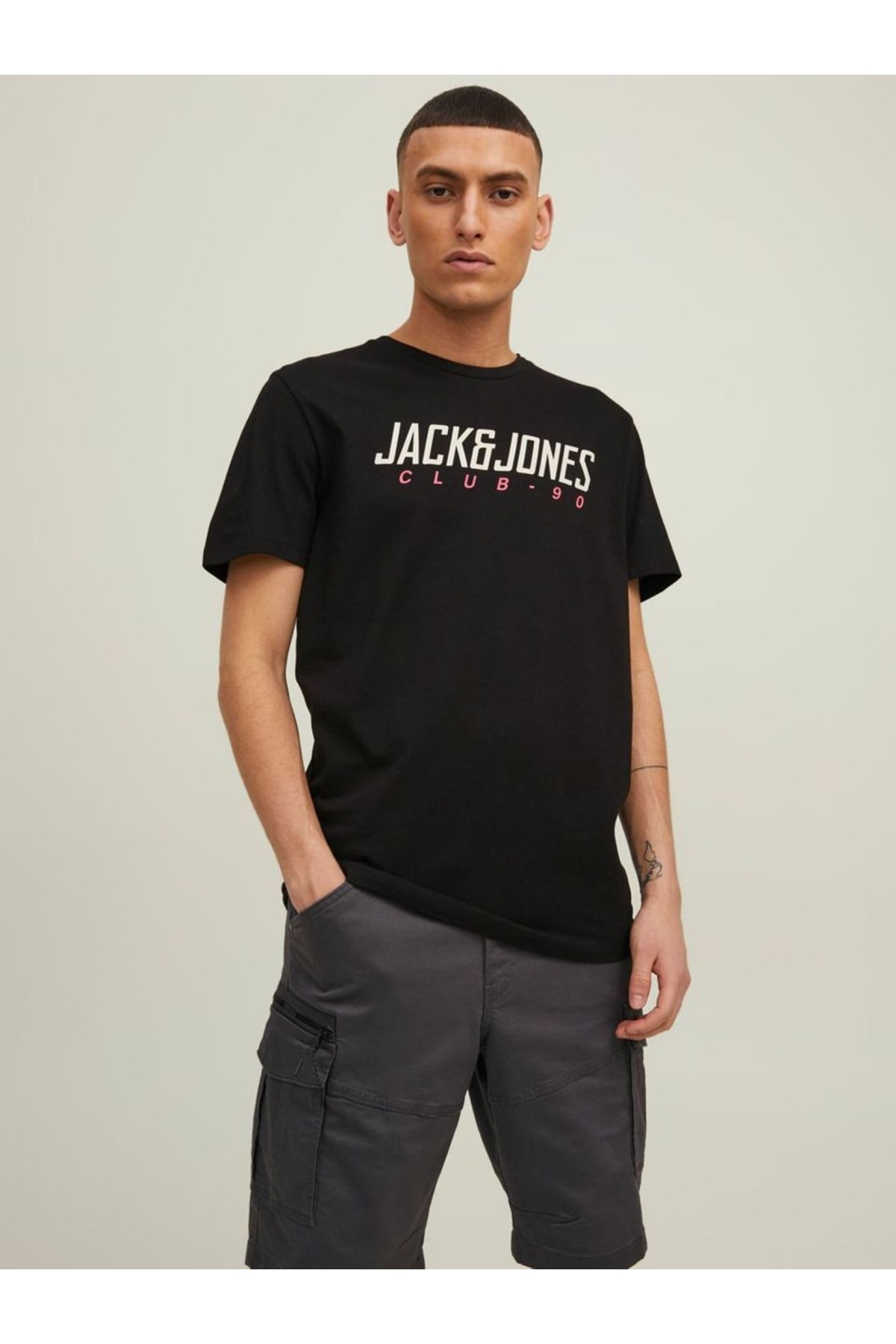 Jcoclub Erkek Baskılı Tişört 12213761 Siyah