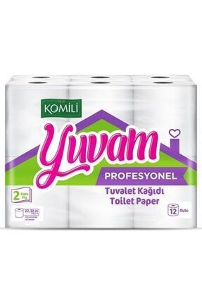 Yuvam Profesyonel Ekonomik Tuvalet Kağıdı 12 Li (1 Paket) HBV00000G8WO9