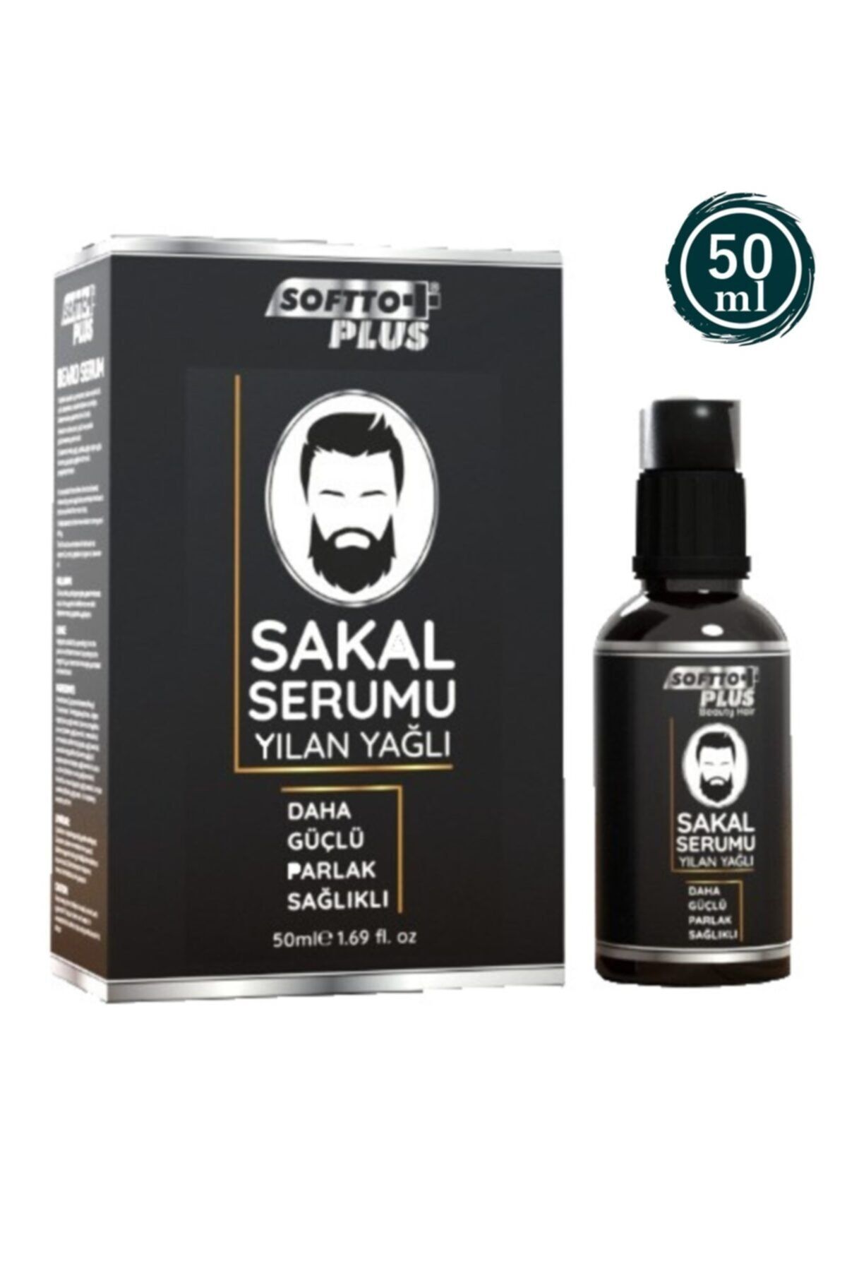 softto plus yilan yagli sakal serumu 50
