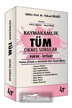 4t Yayinlari Kaymakamlik Iktisat Cikmis Sorular Trendyol