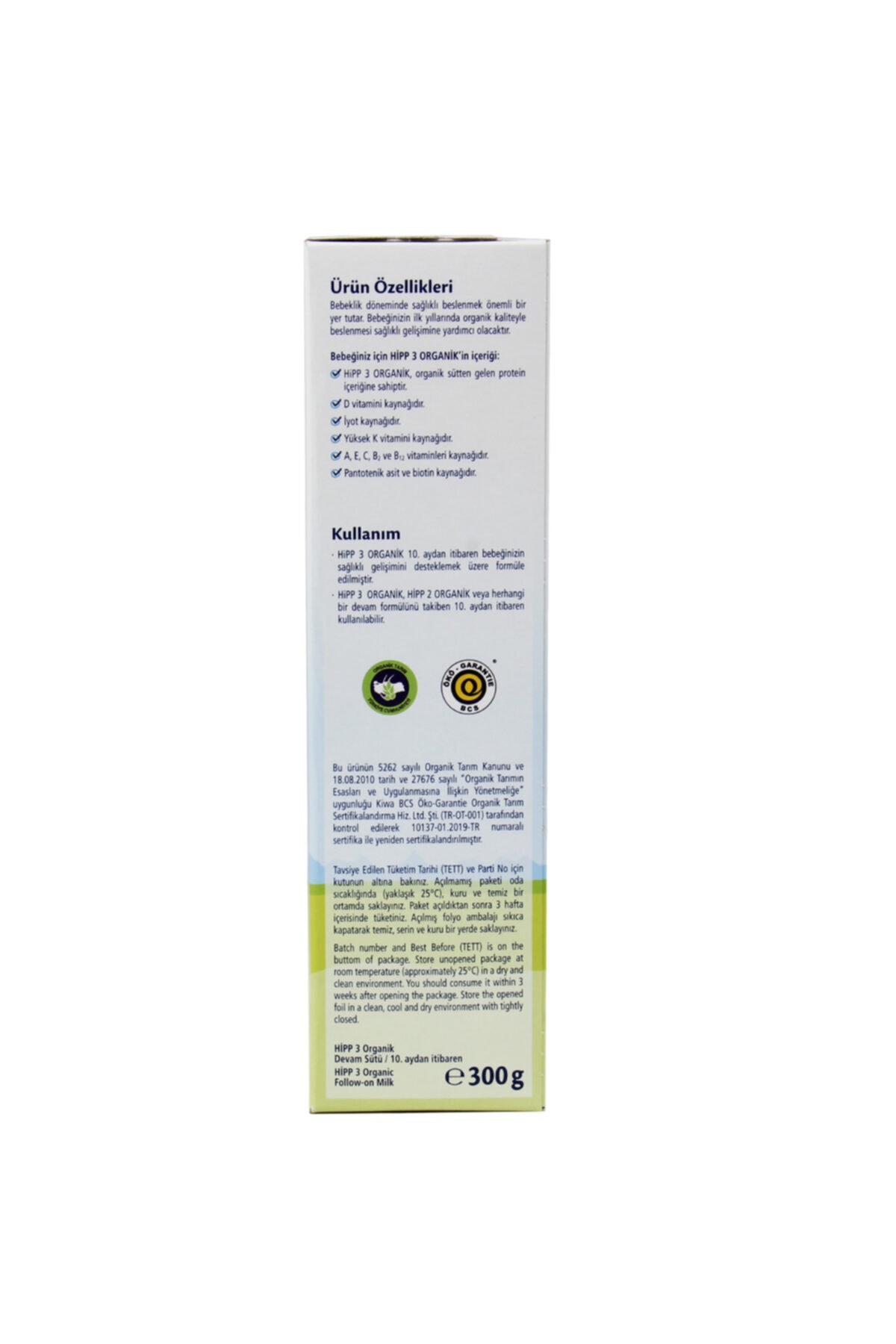 Hipp 3 Organik Devam Sütü 300 gr 12 Adet fotoğrafı 4 (önizleme)