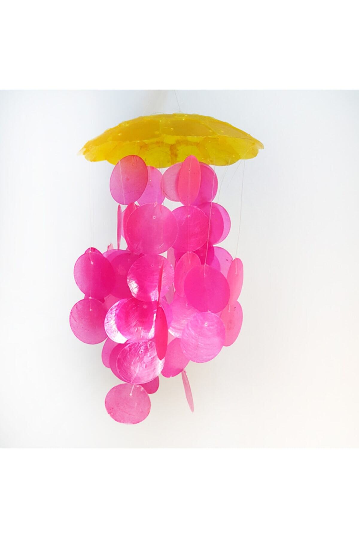 Pearl Wind Chime Single  Yellow&pink